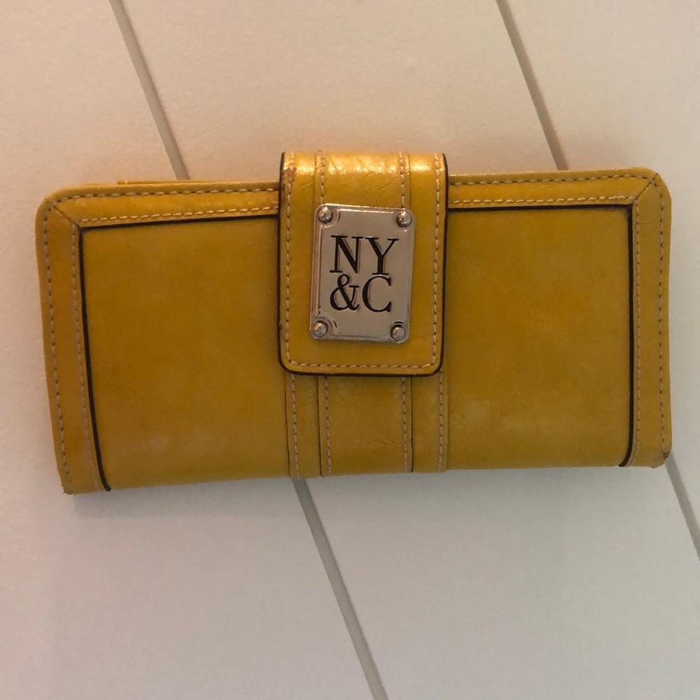 Bright yellow wallet